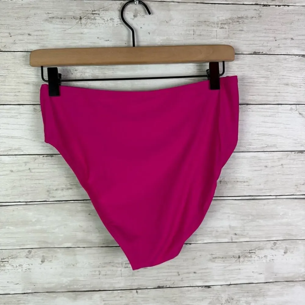 J Crew Hallie Bikini Bottoms Pink Size Medium